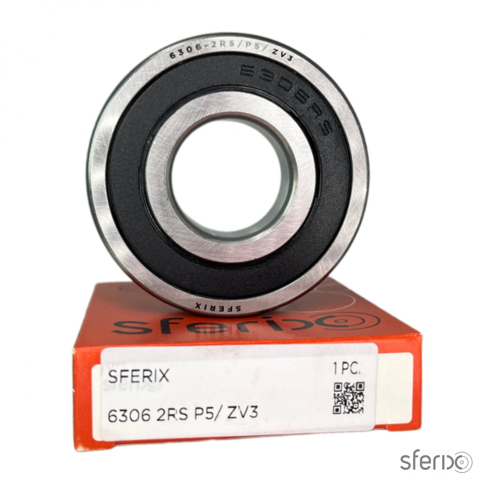 Радиальный однорядный подшипник 6306 2RS P5/ZV3 SFERIX - Сферикс - фото -  2